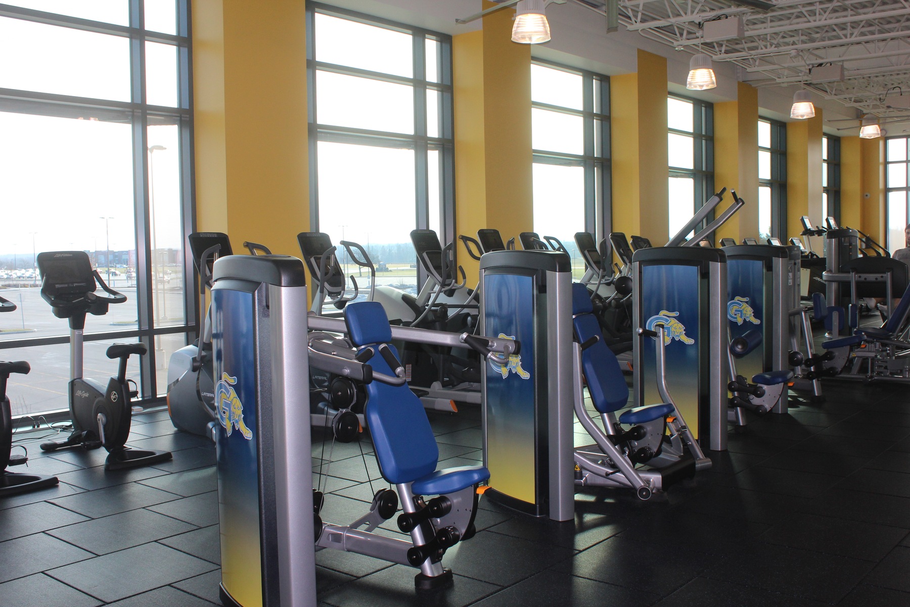 The state of the art Fitness Center located inside the Richard C Call Arena