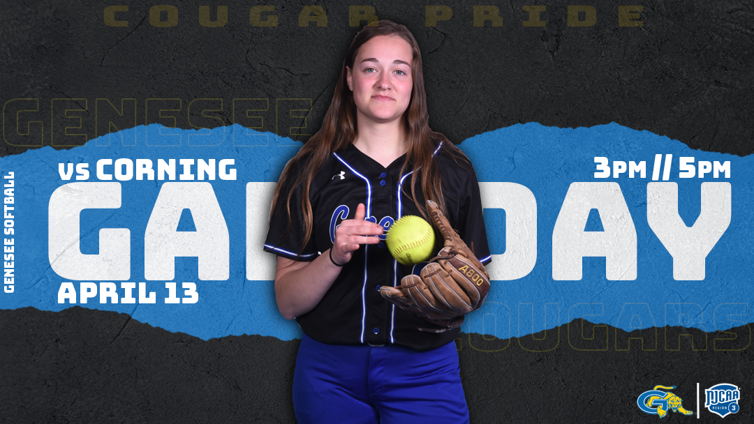 GCC Softball is set to play a doubleheader versus Corning CC at 3pm