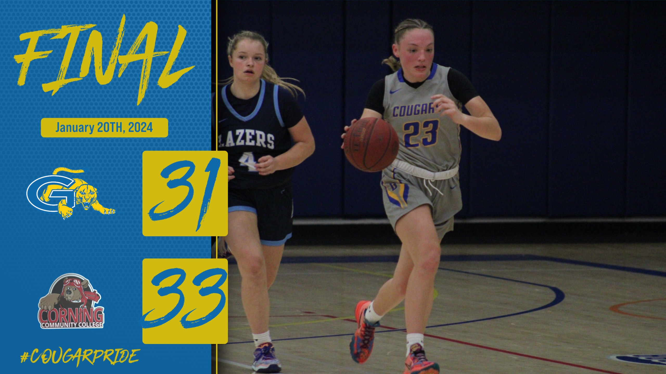 Women&rsquo;s Basketball Drops Home Game vs Corning